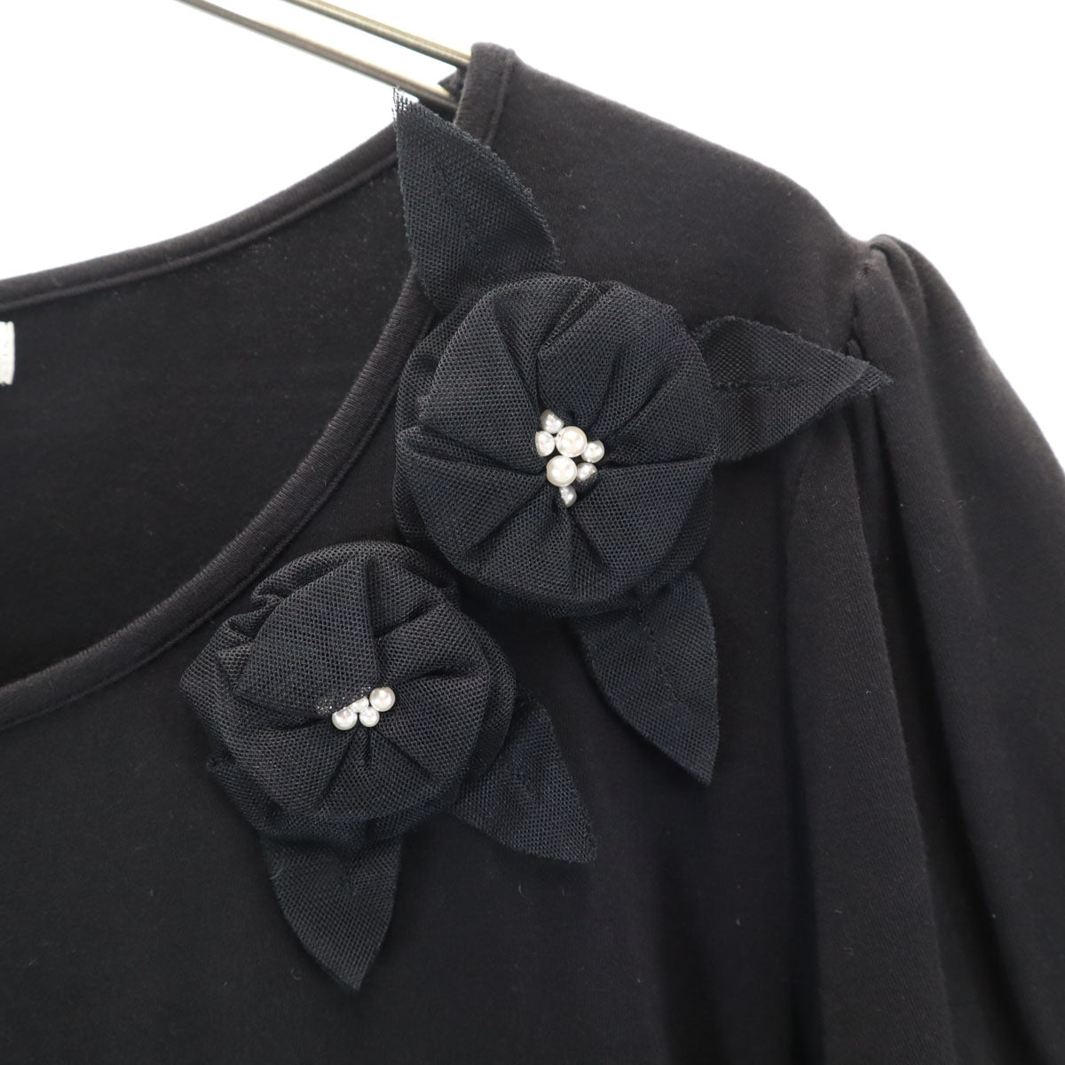 Rene ルネ 日本製 半袖 Tシャツ 38 黒 レディース