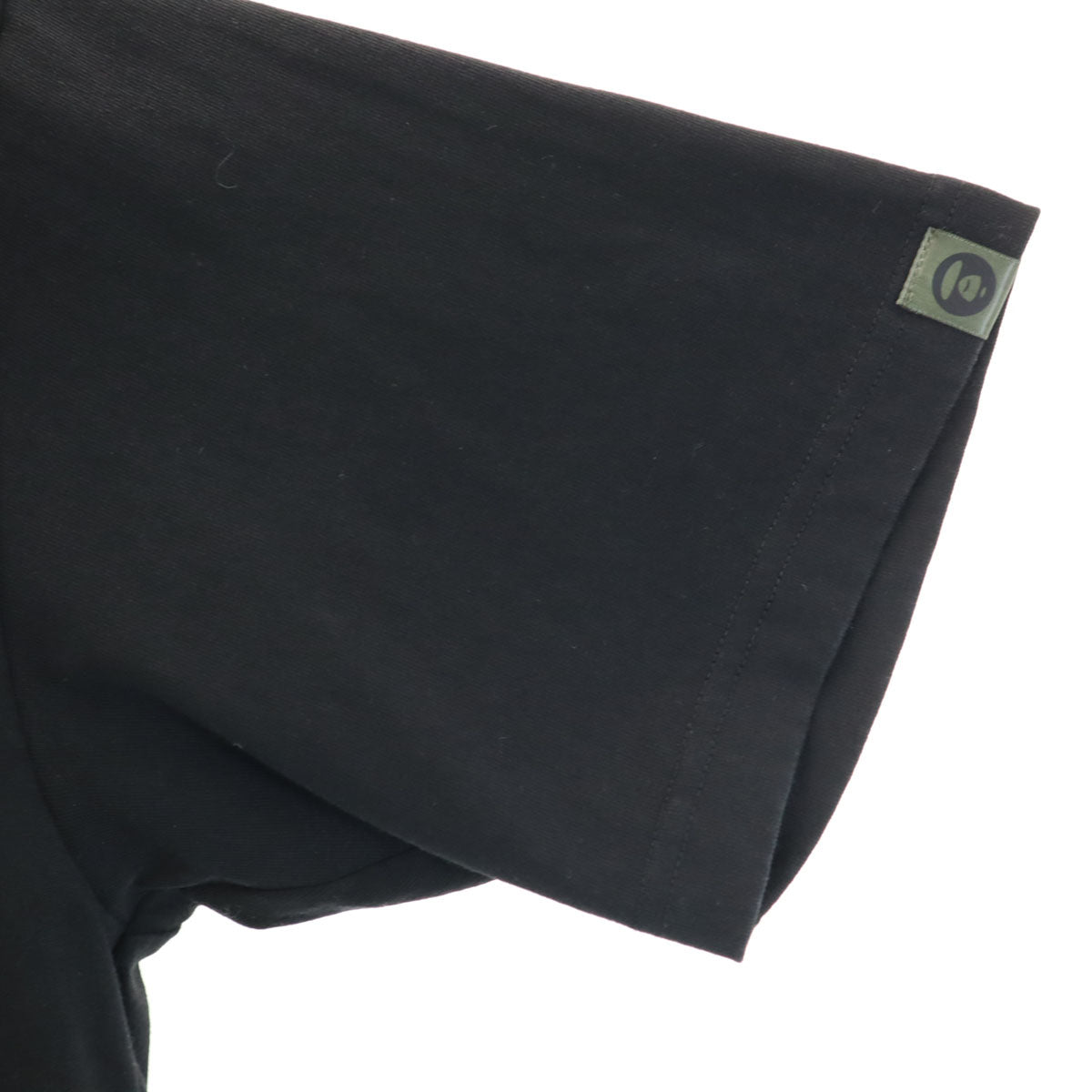 A BATHING APE アベイシングエイプ ベースボール プリント 半袖 Tシャツ L ブラック AAPER メンズ