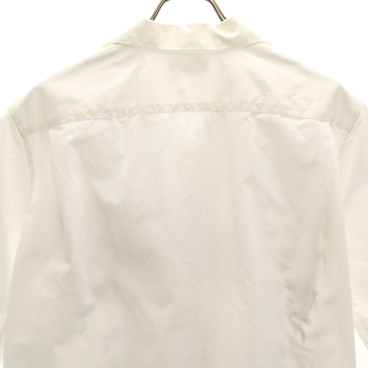 Alexander McQueen アレキサンダーマックイーン スカル 半袖 オープンカラーシャツ 15+ ホワイト メンズ