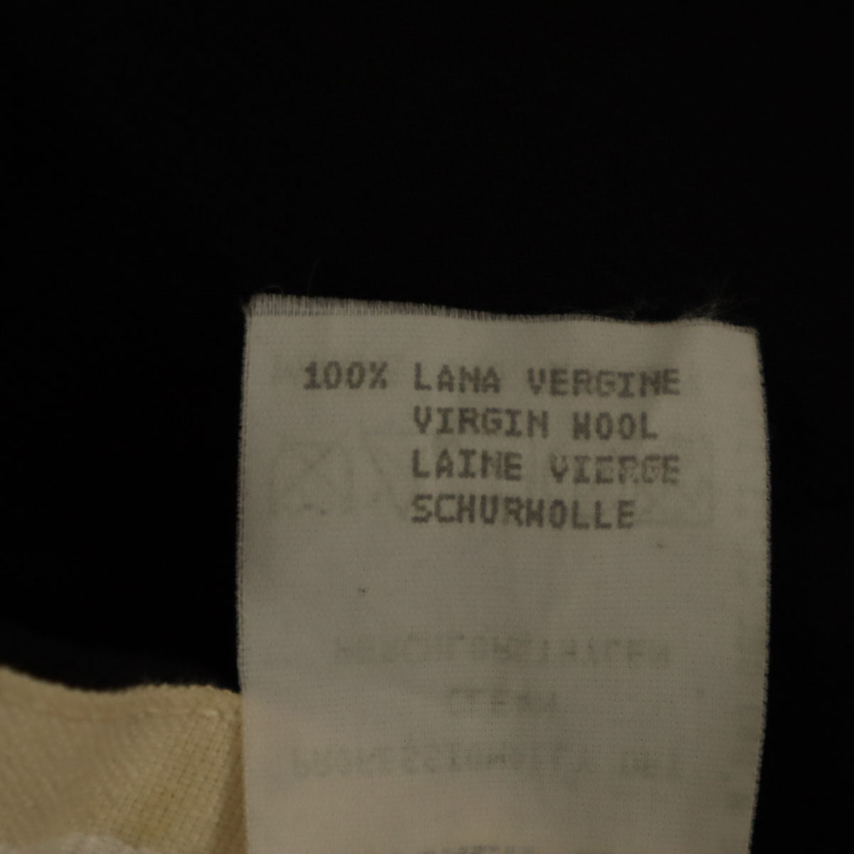 Emporio Armani エンポリオアルマーニ 90s イタリア製 ウール オールド パンツスーツ 上下 セットアップ 38/42 黒 レディース