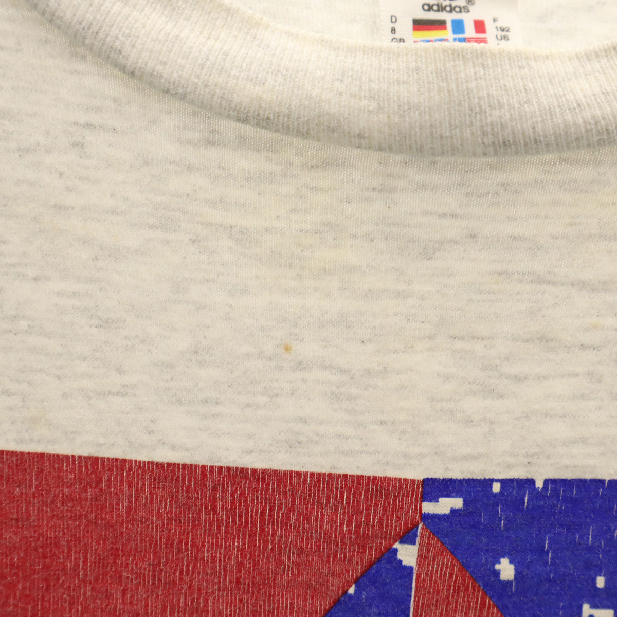 adidas アディダス 90s USA製 オールド トレフォイルロゴ 半袖 Tシャツ L グレー シングルステッチ メンズ