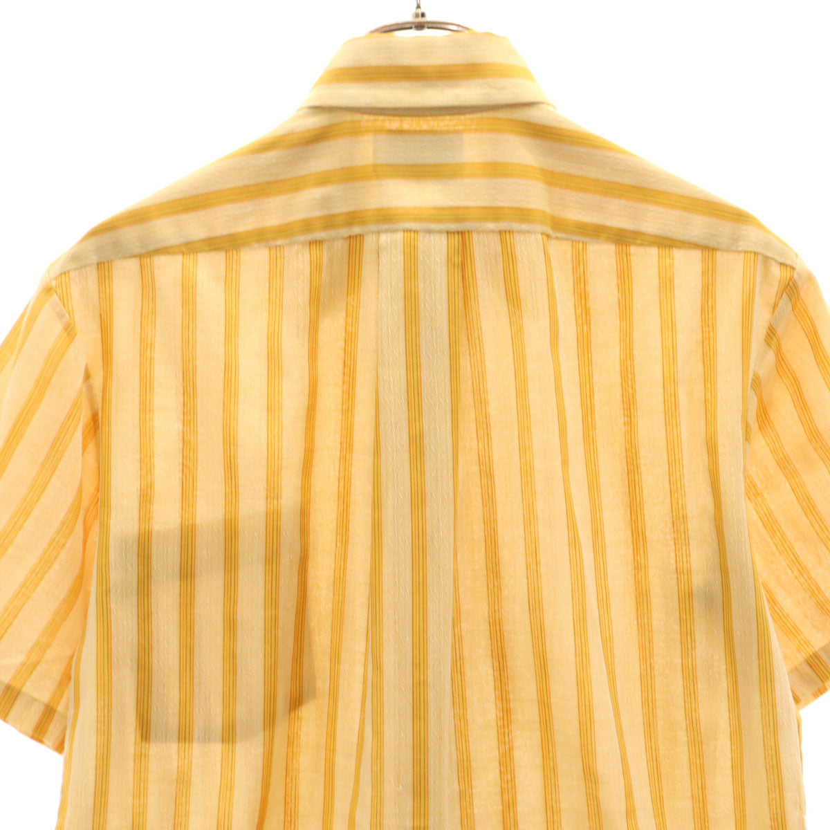 TOWNCRAFT タウンクラフト 70s ヴィンテージ ストライプ柄 半袖 シャツ 15 山吹色 PENNEYS メンズ