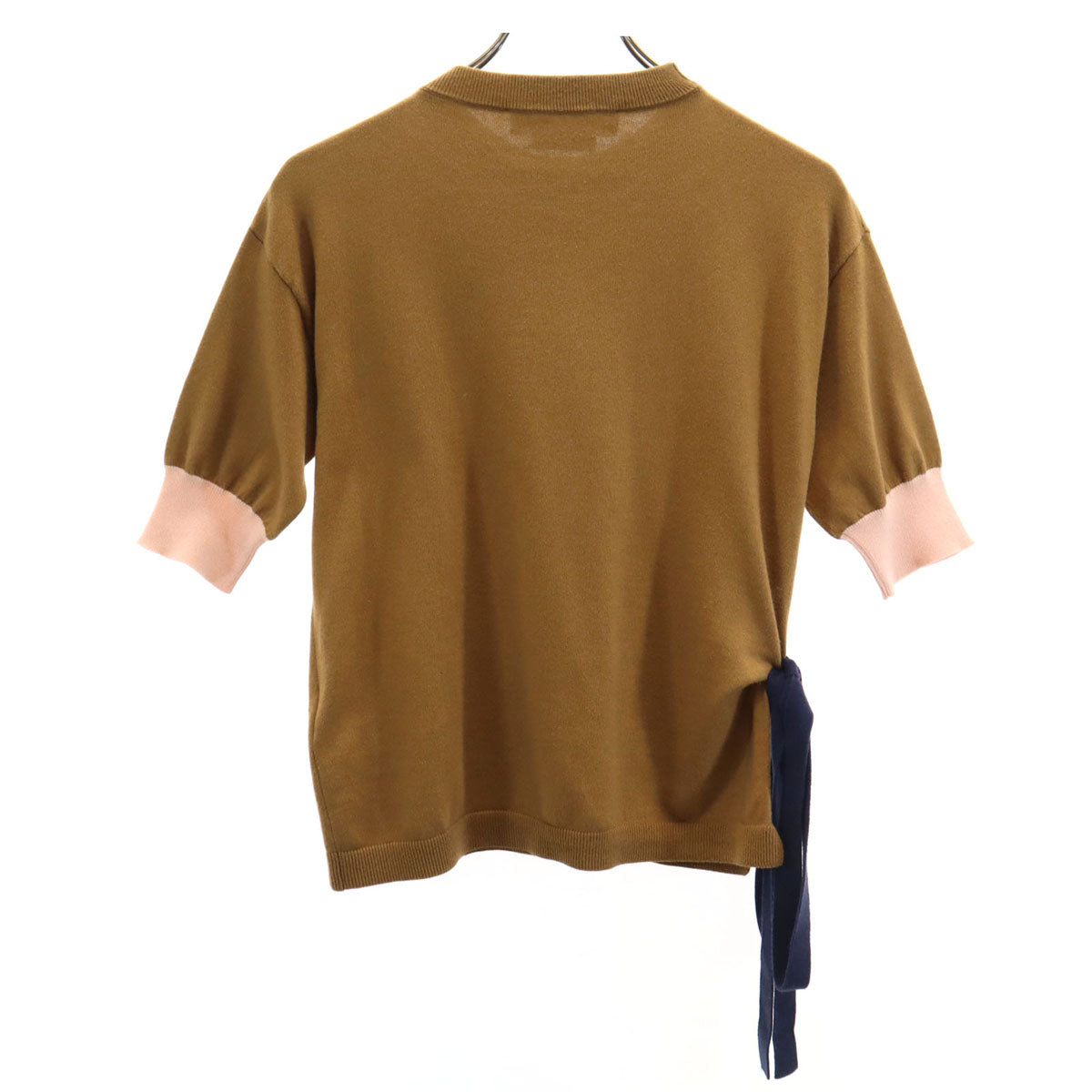 MARNI マルニ イタリア製 5分袖 ニット 38 ブラウン レディース