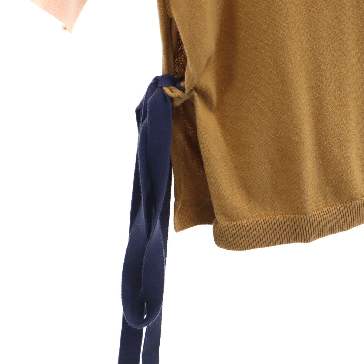 MARNI マルニ イタリア製 5分袖 ニット 38 ブラウン レディース