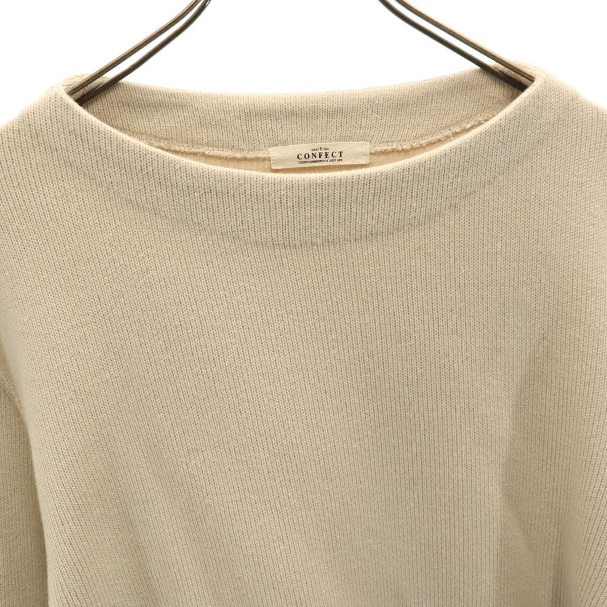 nest Robe CONFECT ネストローブコンフェクト 日本製 長袖 トレーナー 4 ベージュ メンズ