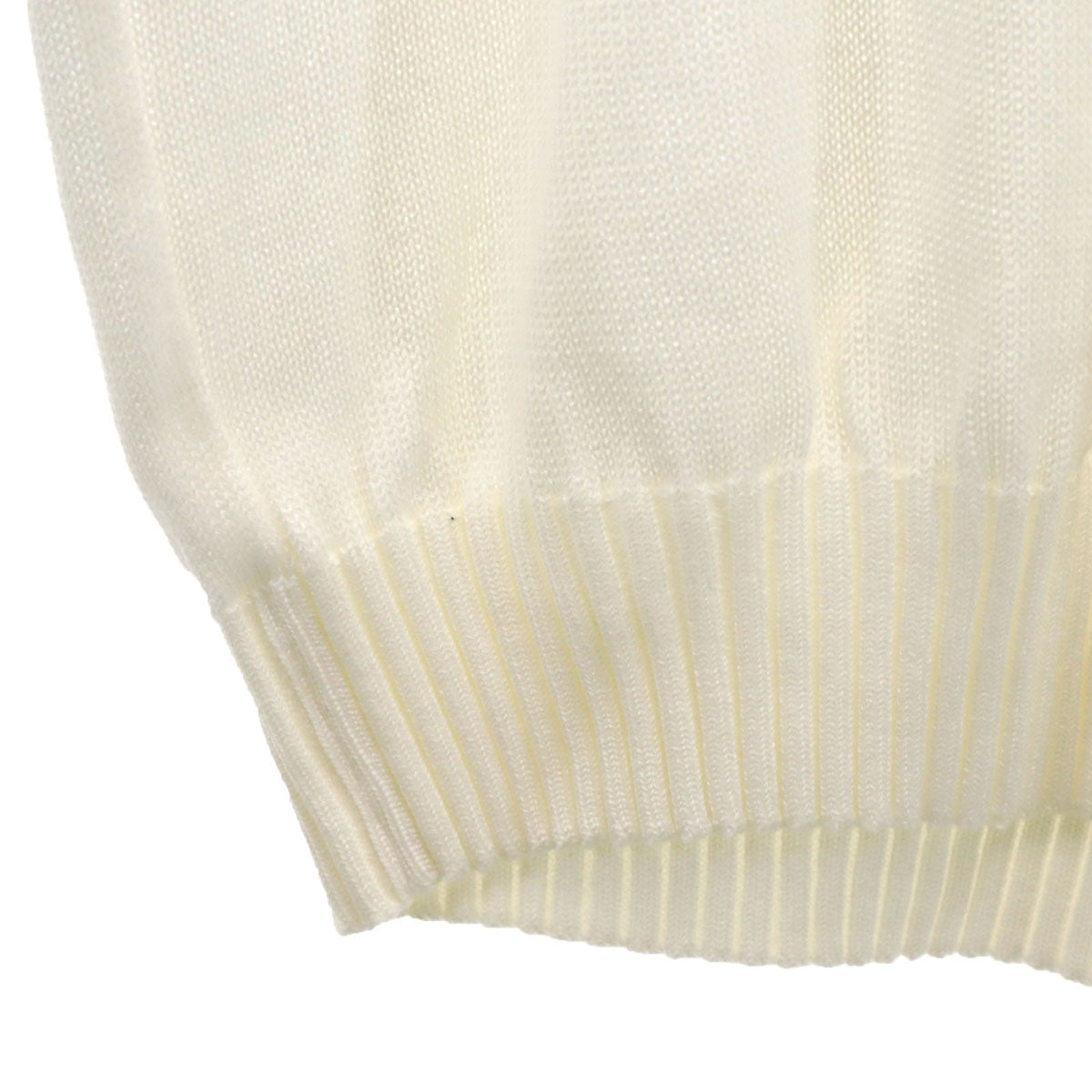 Christian Dior SPORTS クリスチャンディオールスポーツ 90s オールド 半袖 ニット M ホワイト レディース