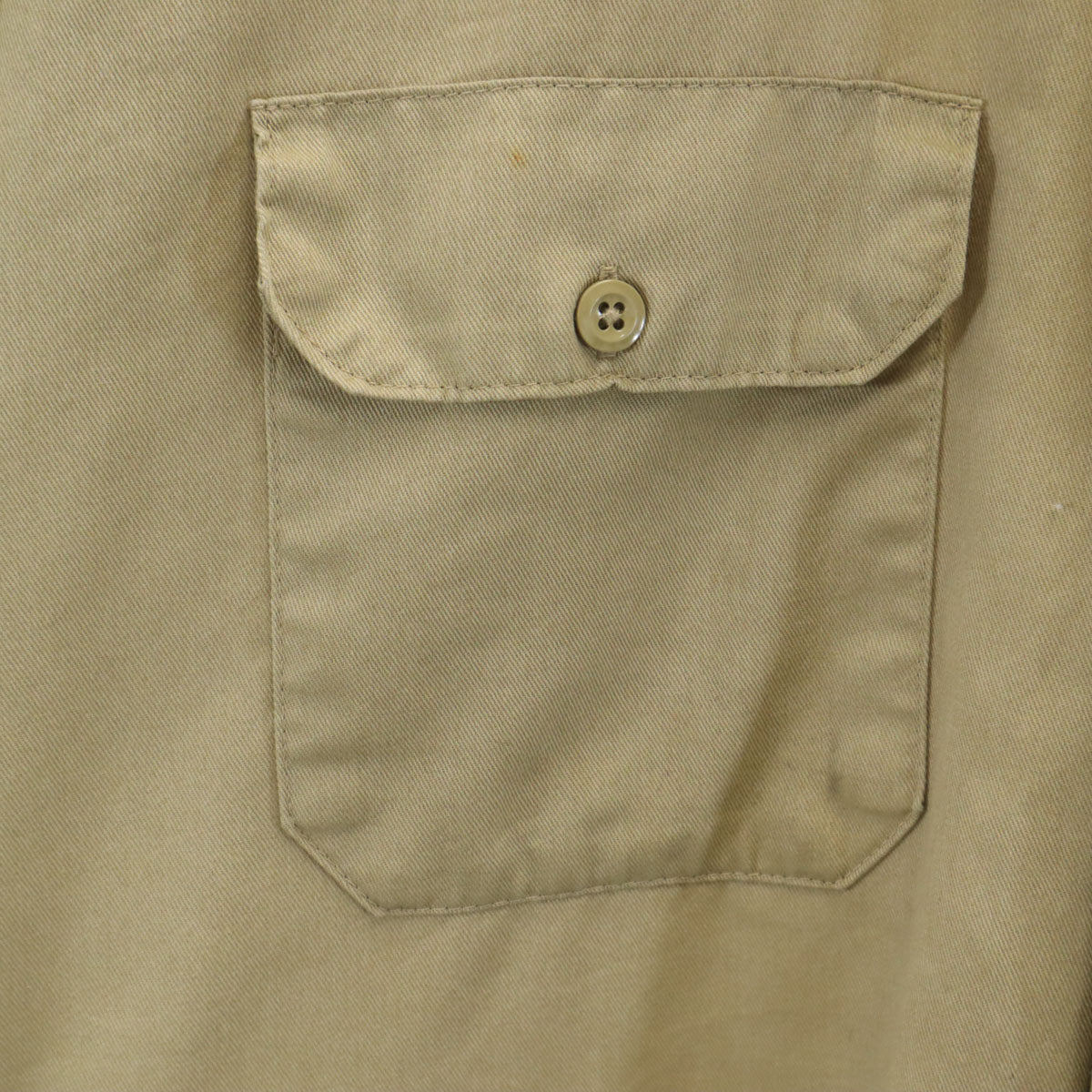 Dickies ディッキーズ 半袖 ワークシャツ M ベージュ メンズ