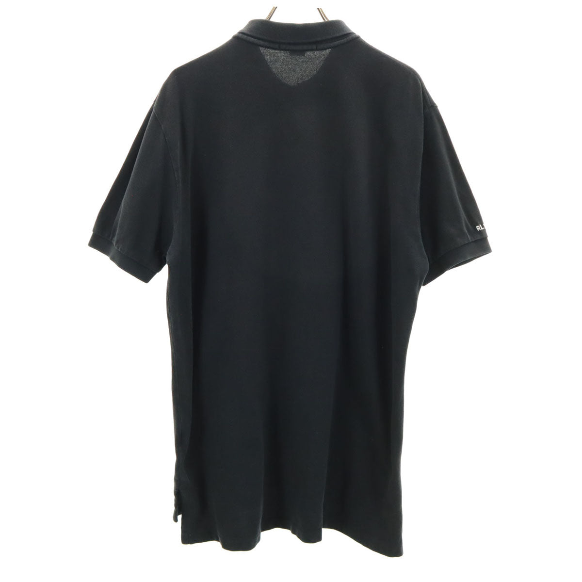Polo by Ralph Lauren ポロバイラルフローレン 半袖 鹿の子 ポロシャツ L ブラック メンズ