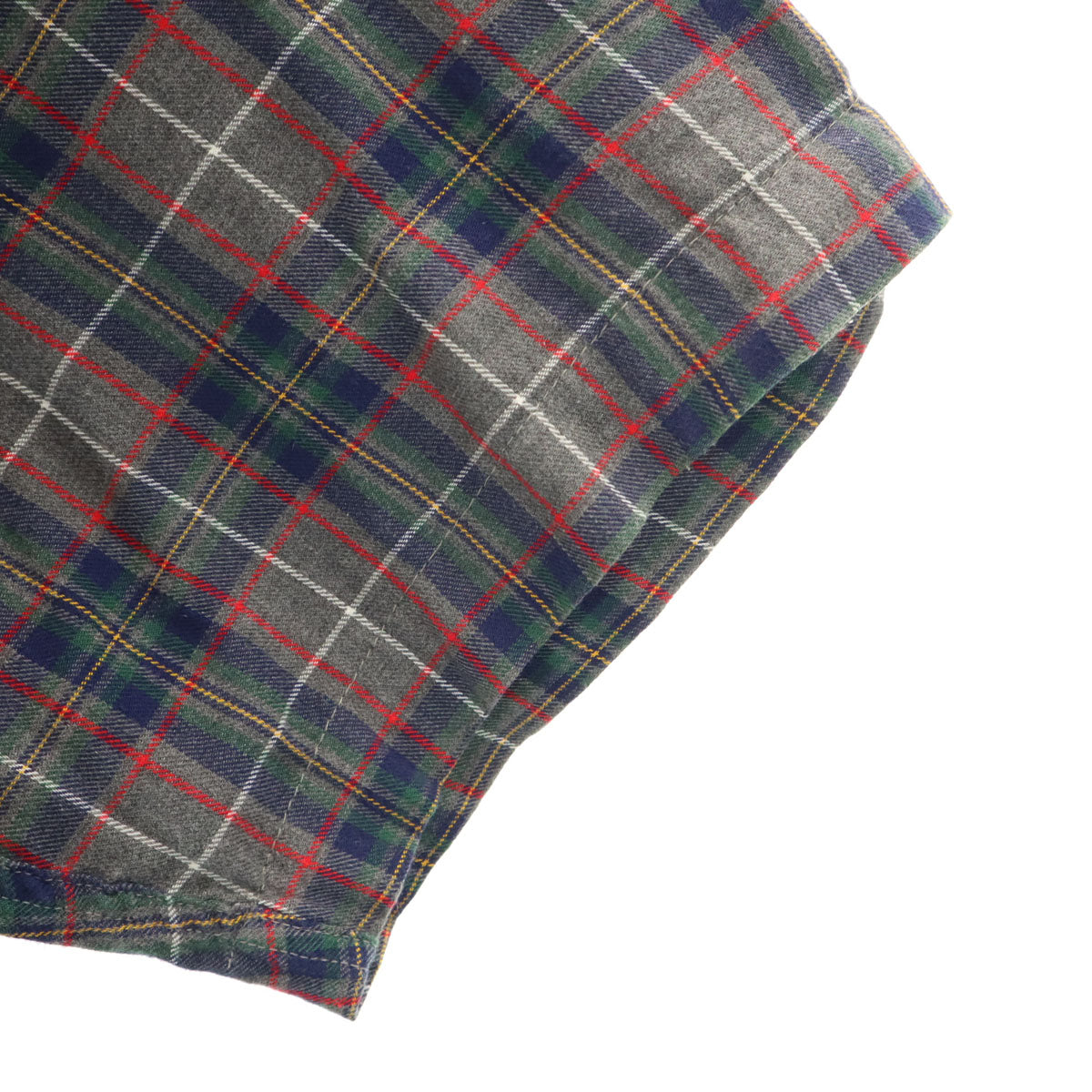 GAP ギャップ 90s オールド チェック柄 半袖 ボタンダウンシャツ L グレー系 メンズ