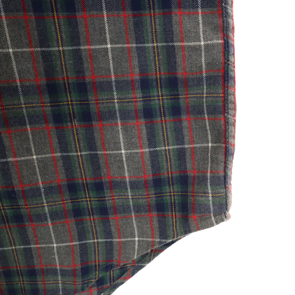 GAP ギャップ 90s オールド チェック柄 半袖 ボタンダウンシャツ L グレー系 メンズ