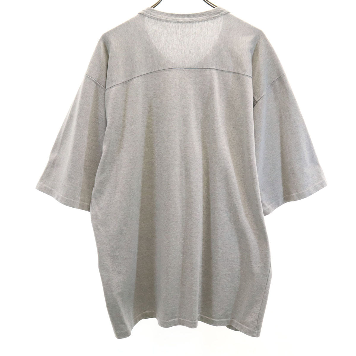 VINTAGE ヴィンテージ 80s カレッジ 半袖 フットボール シャツ グレー シングルステッチ メンズ