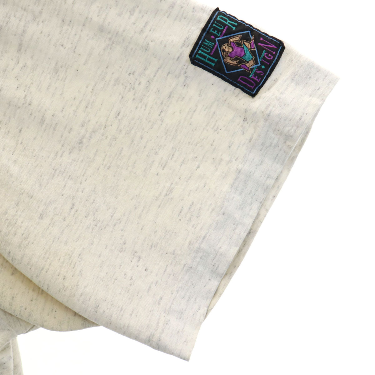 HUMEUR DESIGN 90s カナダ製 オールド メッセージ プリント 半袖 Tシャツ XL グレー シングルステッチ メンズ