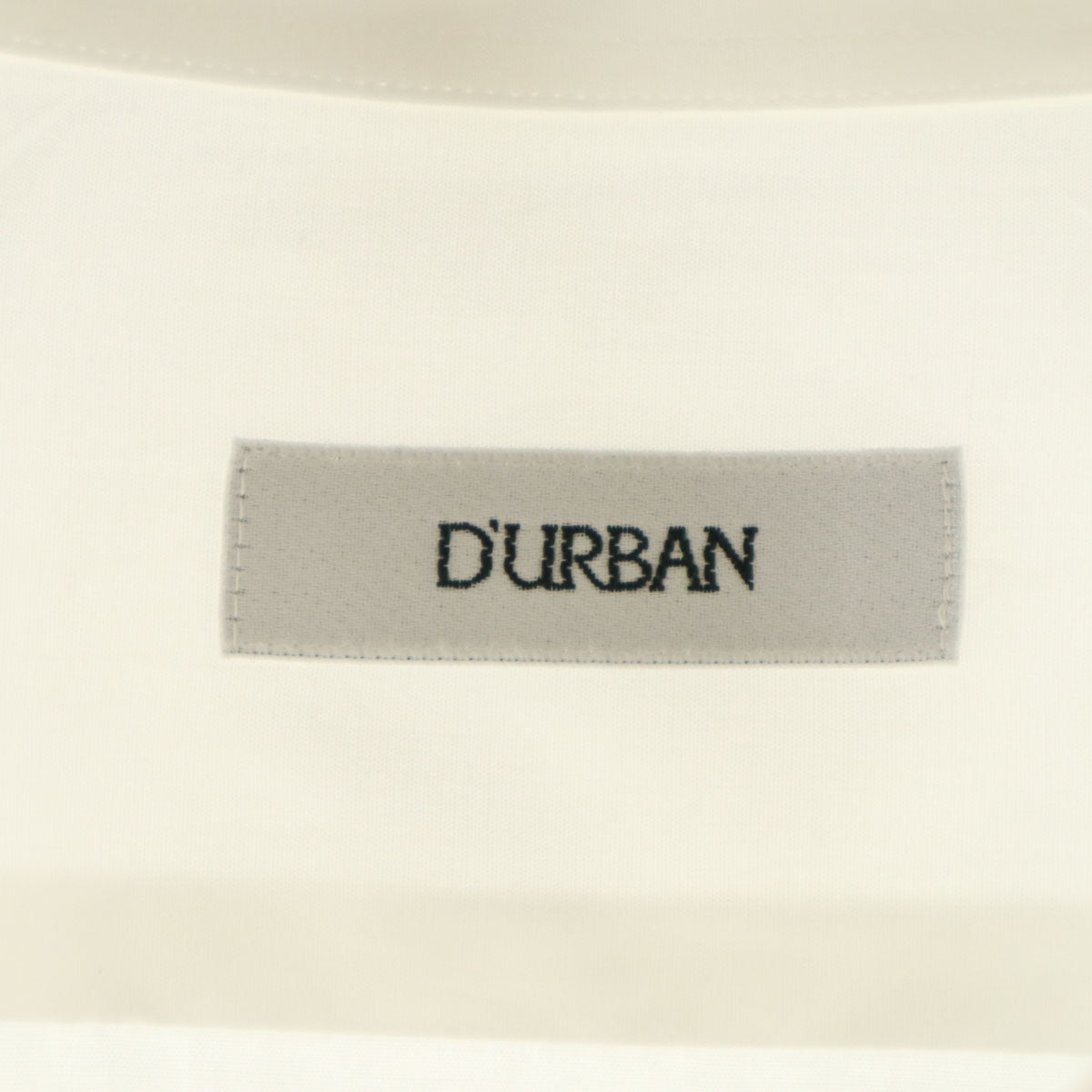 Durban ダーバン 日本製 長袖 ワイシャツ 42-84 白 メンズ