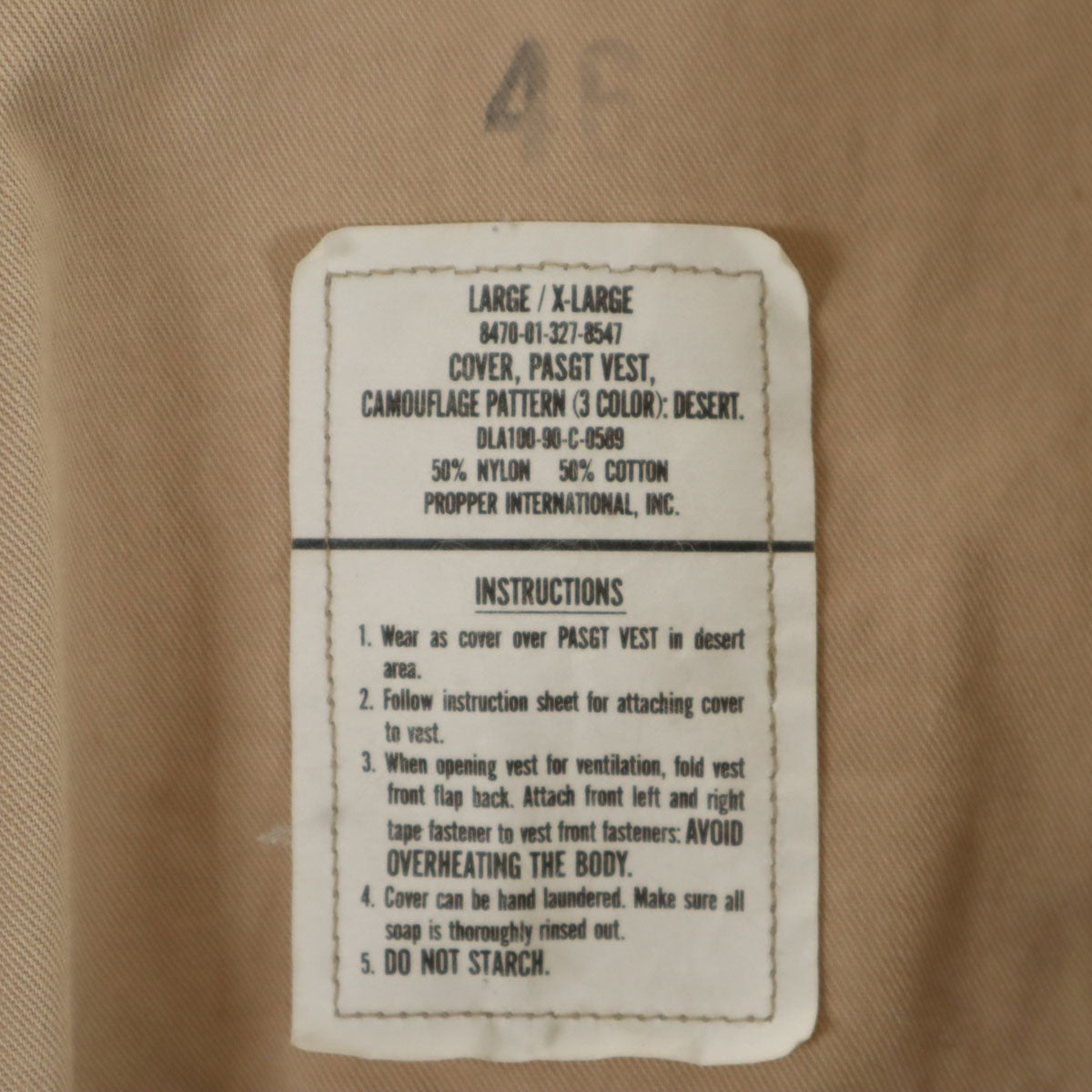 US ARMY アメリカ軍 90s DLA オールド カモフラ柄 ベスト L/XL カーキ系 PROPPER INTERNATIONAL 迷彩 レディース