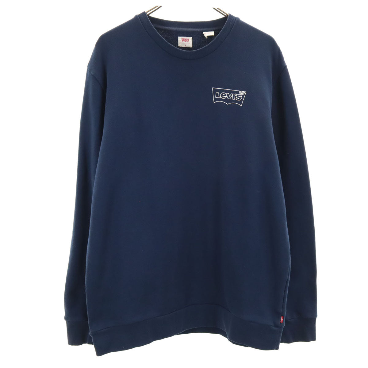 Levi's リーバイス 長袖 トレーナー M ネイビー 薄手 メンズ
