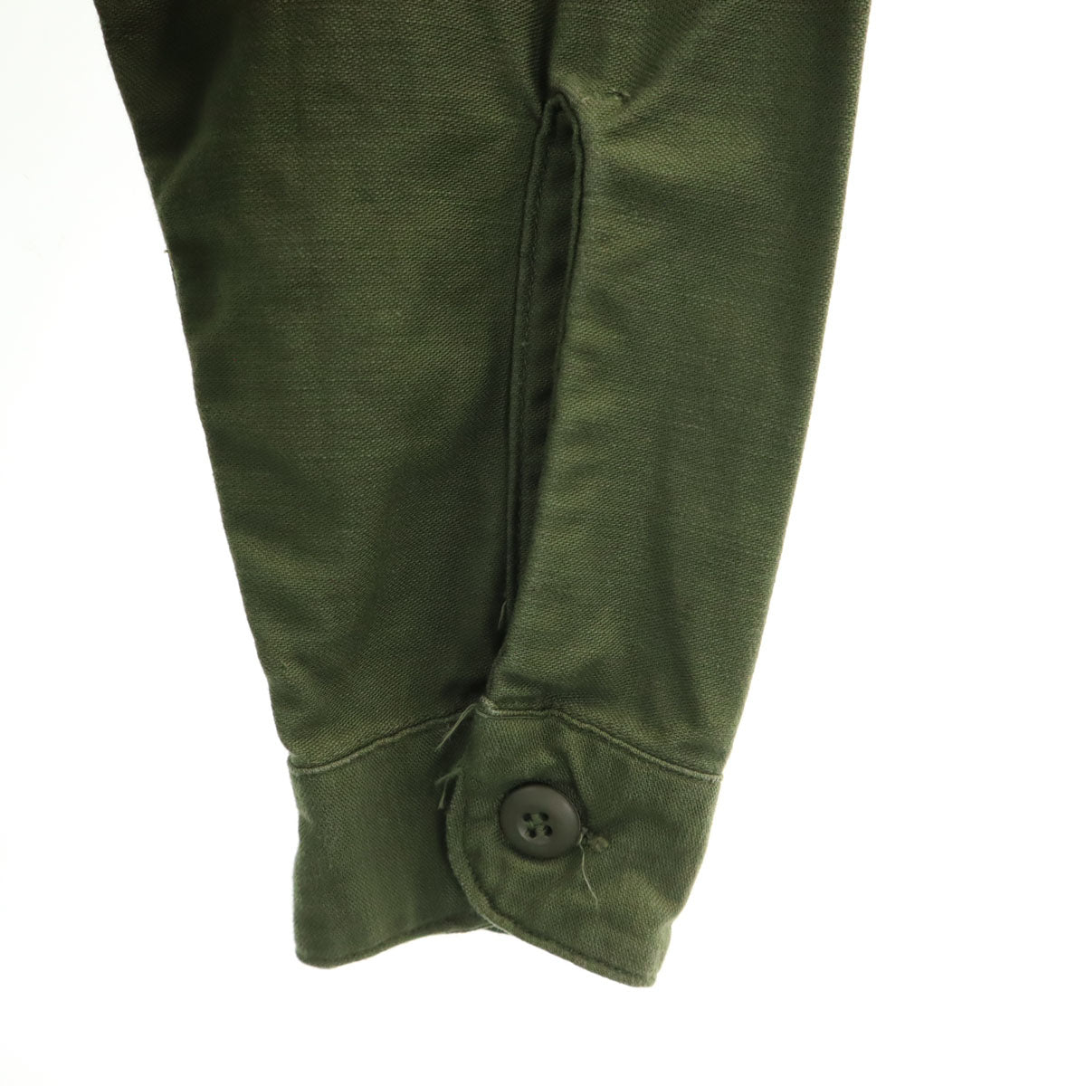 US ARMY アメリカ軍 60s ヴィンテージ DSA ユーティリティー 長袖 ミリタリーシャツ カーキ メンズ