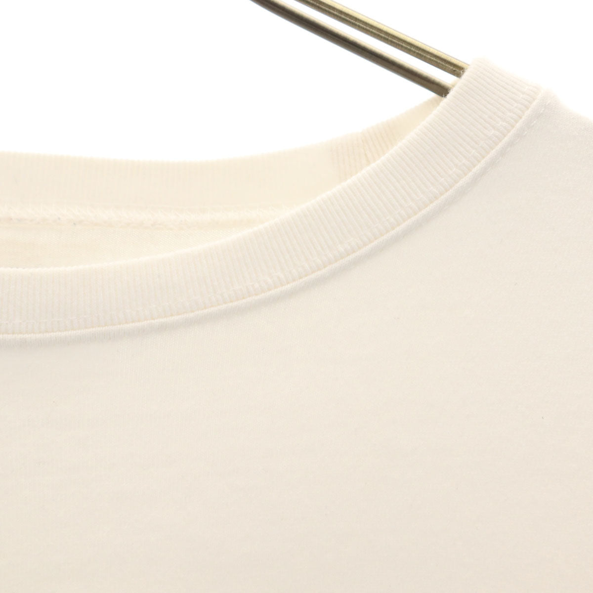 TAIN DOUBLEPUSH タインダブルプッシュ バック バンダナ 長袖 Tシャツ L ホワイト ロンT メンズ