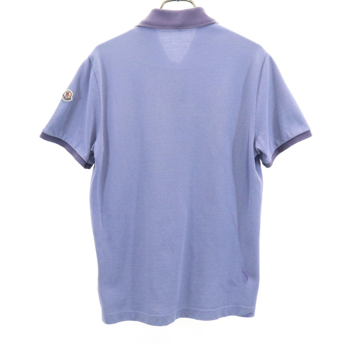 MONCLER モンクレール 半袖 ポロシャツ S パープル メンズ