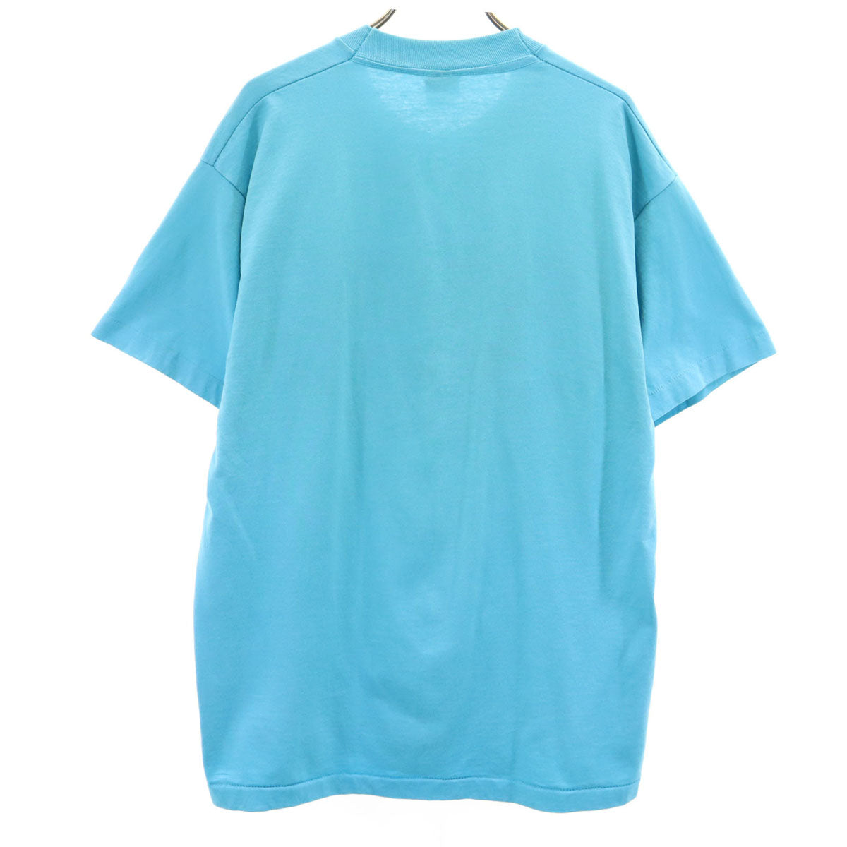 FRUIT OF THE LOOM BEST フルーツオブザルーム ベスト 90s USA製 オールド STOOGES SPORTS BAR 半袖 Tシャツ L 水色 シングルステッチ メンズ