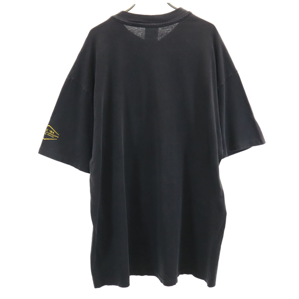 Hanes ヘインズ 90s オールド USA製 US NAVY 海軍 DESTINY IN SPACE 半袖 Tシャツ XL ブラック BEEFY-T シングルステッチ メンズ