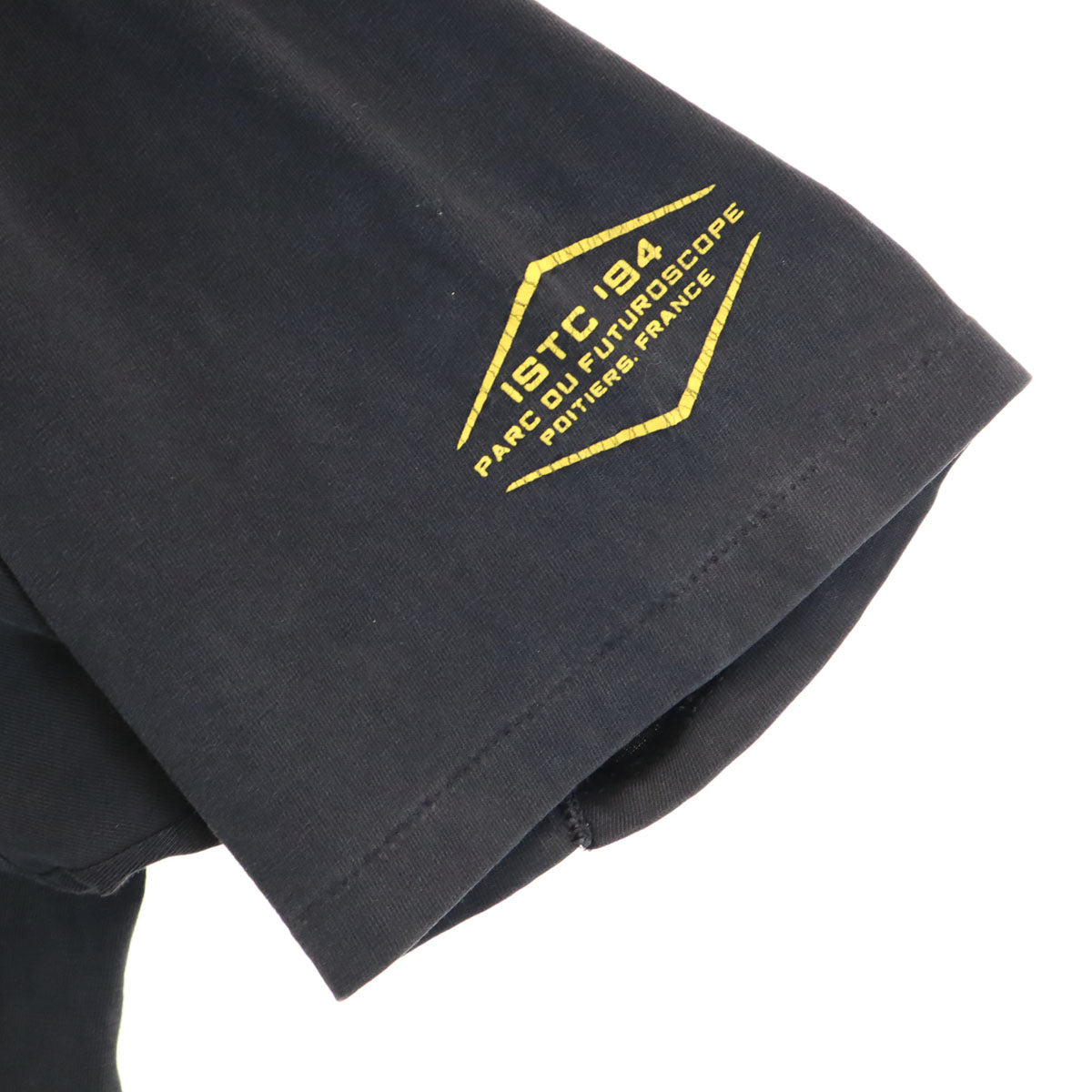 Hanes ヘインズ 90s オールド USA製 US NAVY 海軍 DESTINY IN SPACE 半袖 Tシャツ XL ブラック BEEFY-T シングルステッチ メンズ