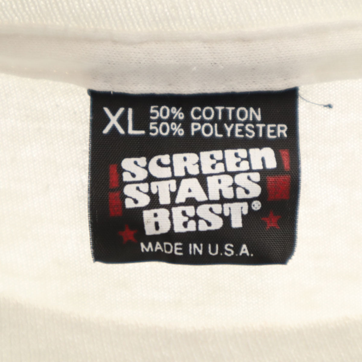 FRUIT OF THE LOOM BEST フルーツオブザルーム ベスト 90s USA製 オールド ロットワイラー 半袖 Tシャツ XL ホワイト ドッグ 犬柄 レディース