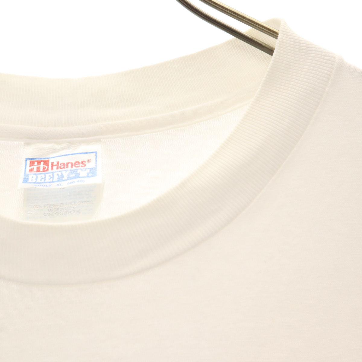 Hanes ヘインズ 90s USA製 オールド ドッグ 犬柄 半袖 Tシャツ XL ホワイト BEEFY-T メンズ