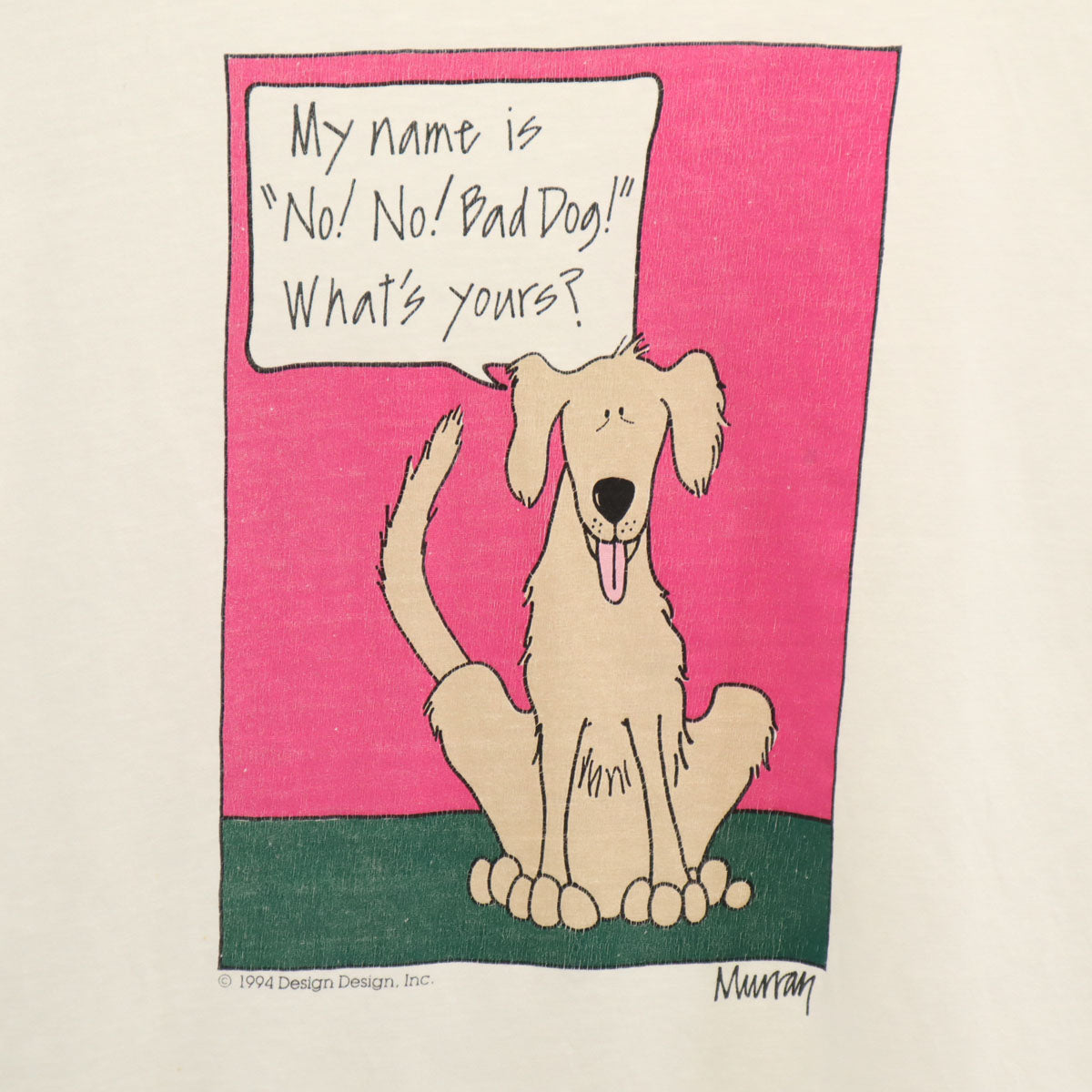 Hanes ヘインズ 90s USA製 オールド ドッグ 犬柄 半袖 Tシャツ XL ホワイト BEEFY-T メンズ