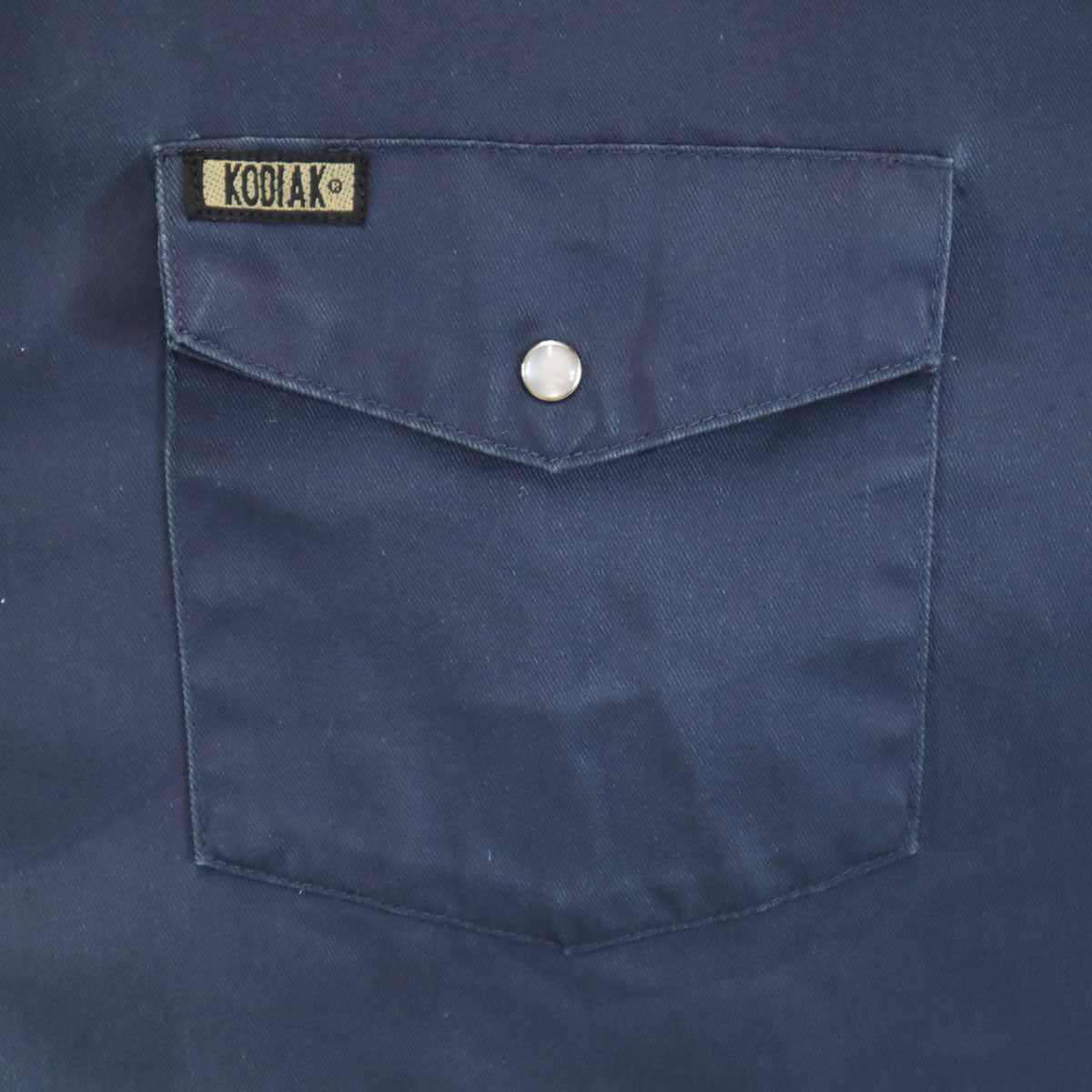 KODIAK コディアック 70s ヴィンテージ 長袖 ワークシャツ ネイビー メンズ