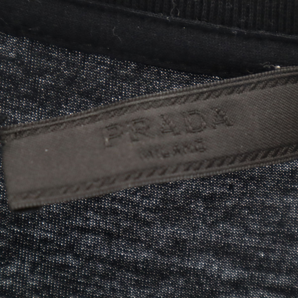 PRADA プラダ 半袖 Tシャツ L ブラック メンズ