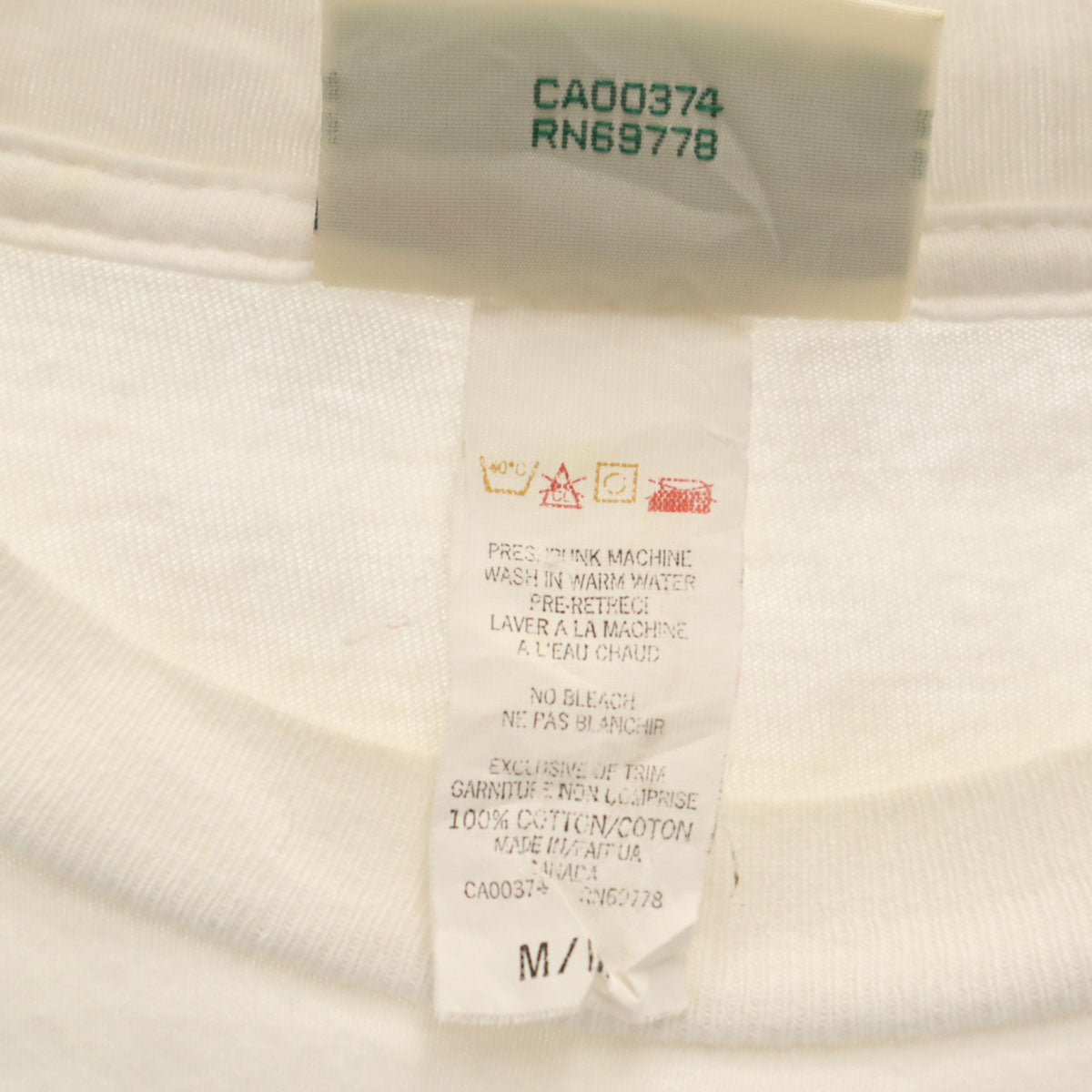 NORTHERN 90s オールド 半袖 Tシャツ M 白 シングルステッチ メンズ