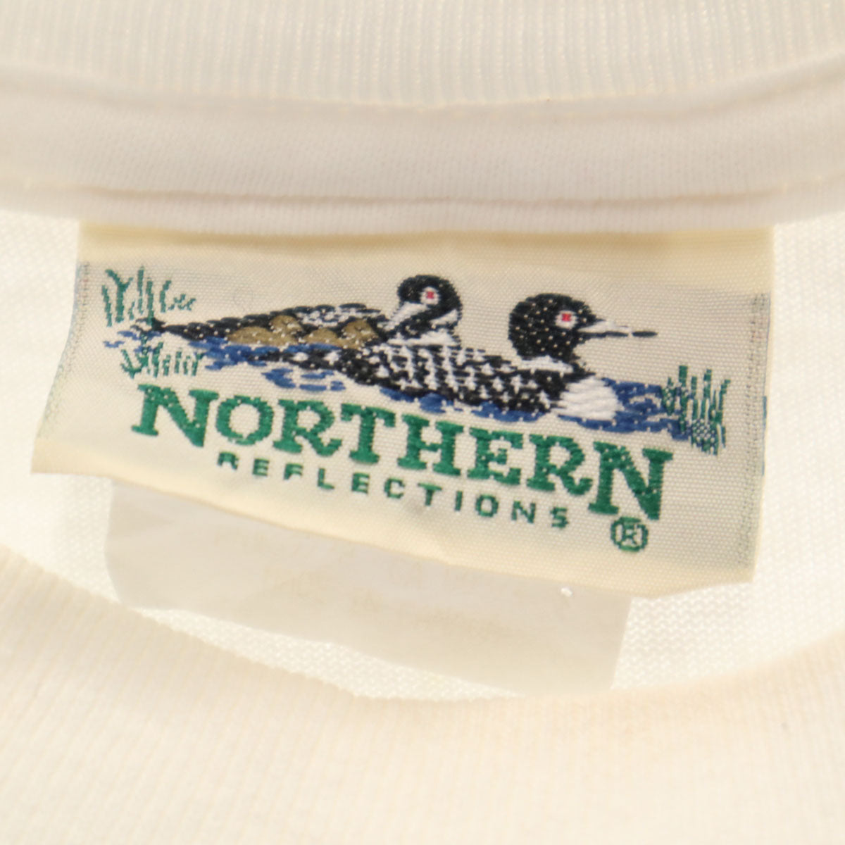 NORTHERN 90s オールド 半袖 Tシャツ 白 シングルステッチ メンズ
