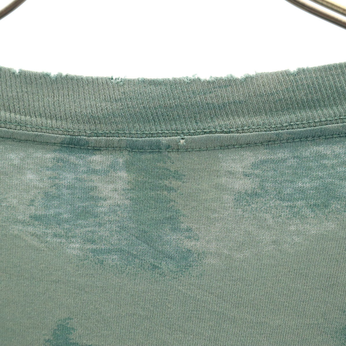 PRAIRIE MOUNTAIN プレーリーマウンテン 90s USA製 オールド プリント 半袖 Tシャツ XXL カーキ シングルステッチ ビックサイズ メンズ