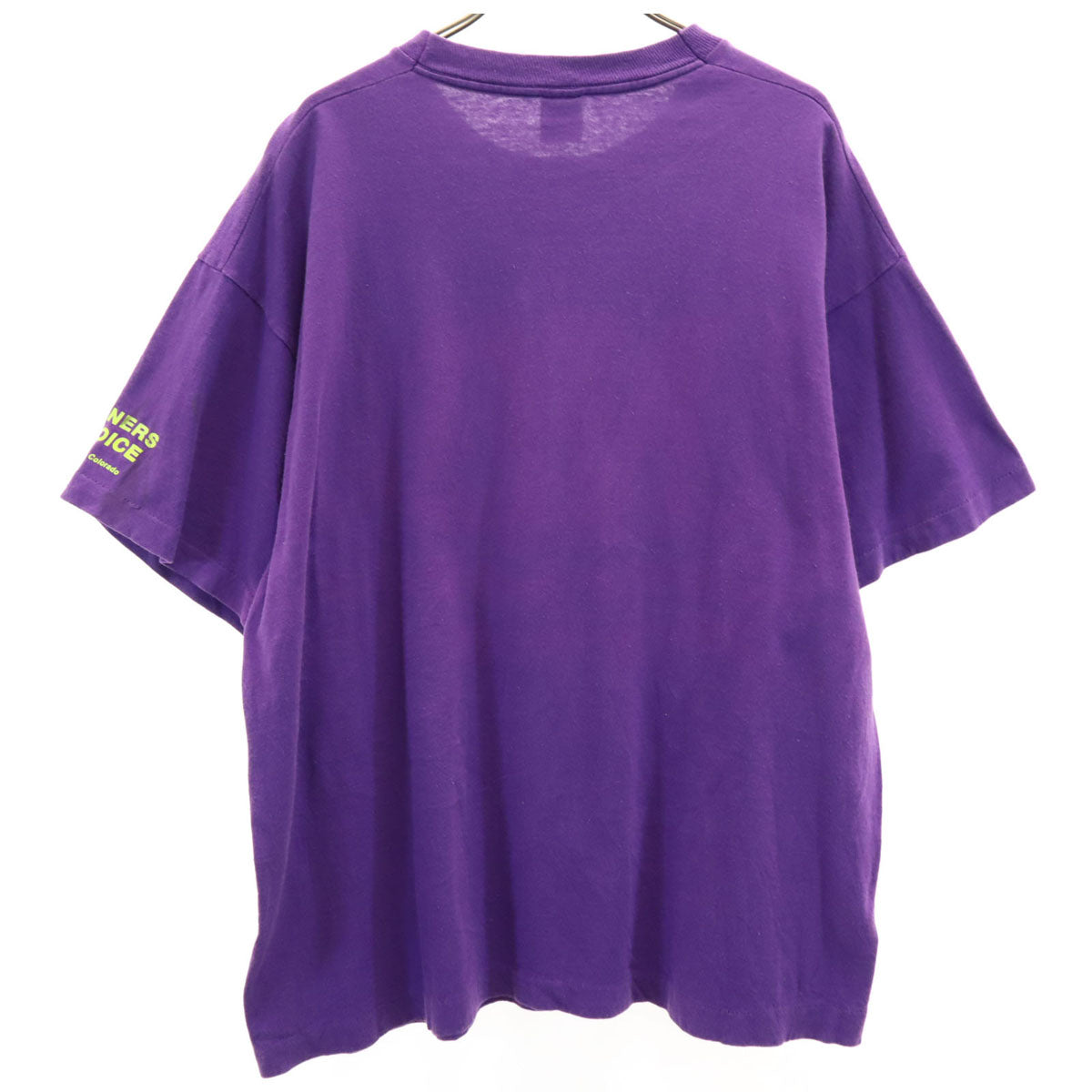 FRUIT OF THE LOOM フルーツオブザルーム 90s USA製 オールド 半袖 Tシャツ XL パープル シングルステッチ メンズ