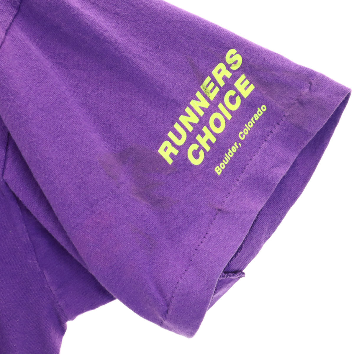 FRUIT OF THE LOOM フルーツオブザルーム 90s USA製 オールド 半袖 Tシャツ XL パープル シングルステッチ メンズ