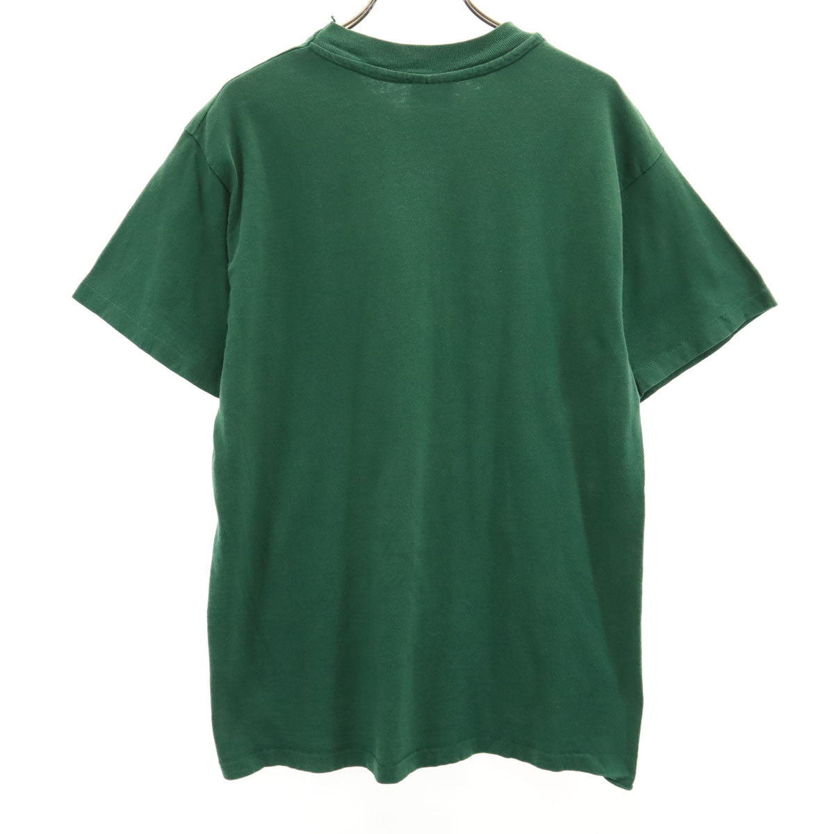 Hanes ヘインズ 90s USA製 オールド 半袖 Tシャツ M グリーン系 シングルステッチ メンズ