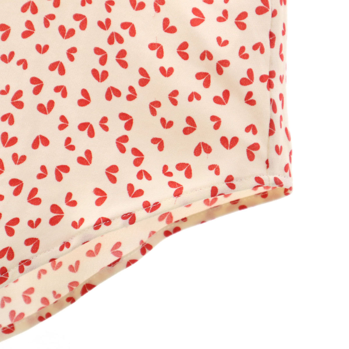 LOUIS VUITTON ルイヴィトン イタリア製 総柄 半袖 ブラウス 34 アイボリー レディース