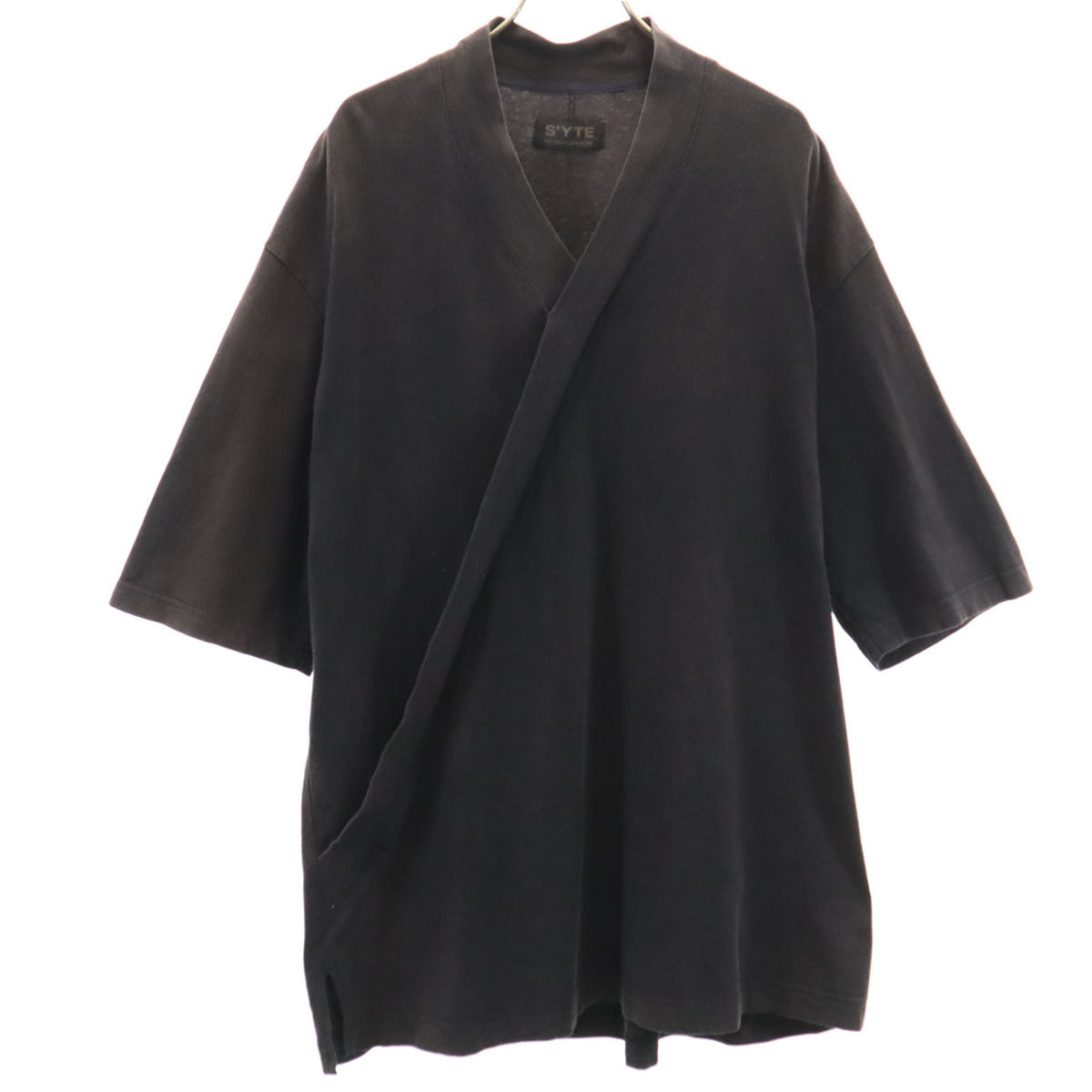 S'YTE サイト 5分袖 ロング カットソー 3 ブラック ヨウジヤマモト レディース