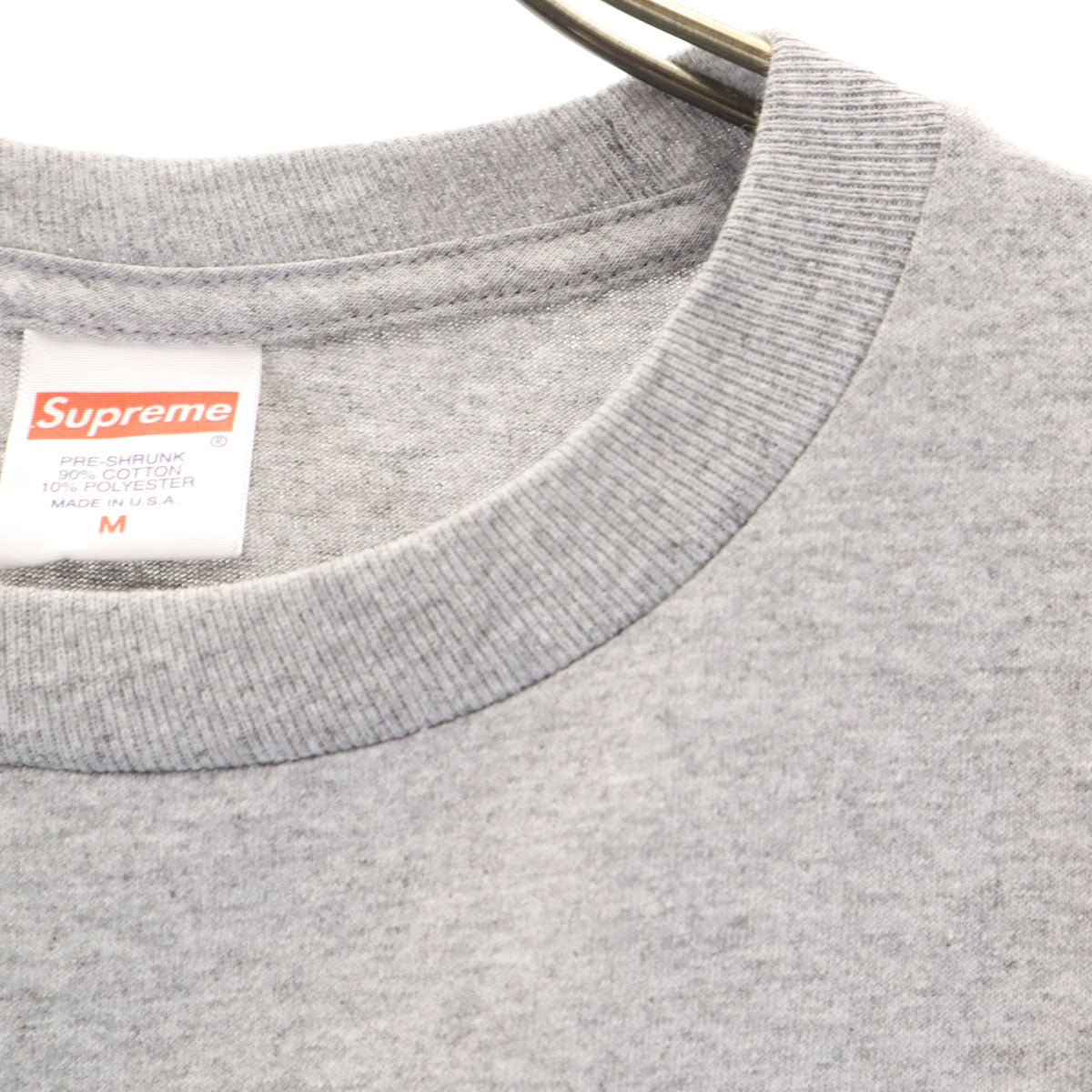 Supreme シュプリーム 21FW USA製 America Eats Its Young 半袖 Tシャツ M グレー メンズ