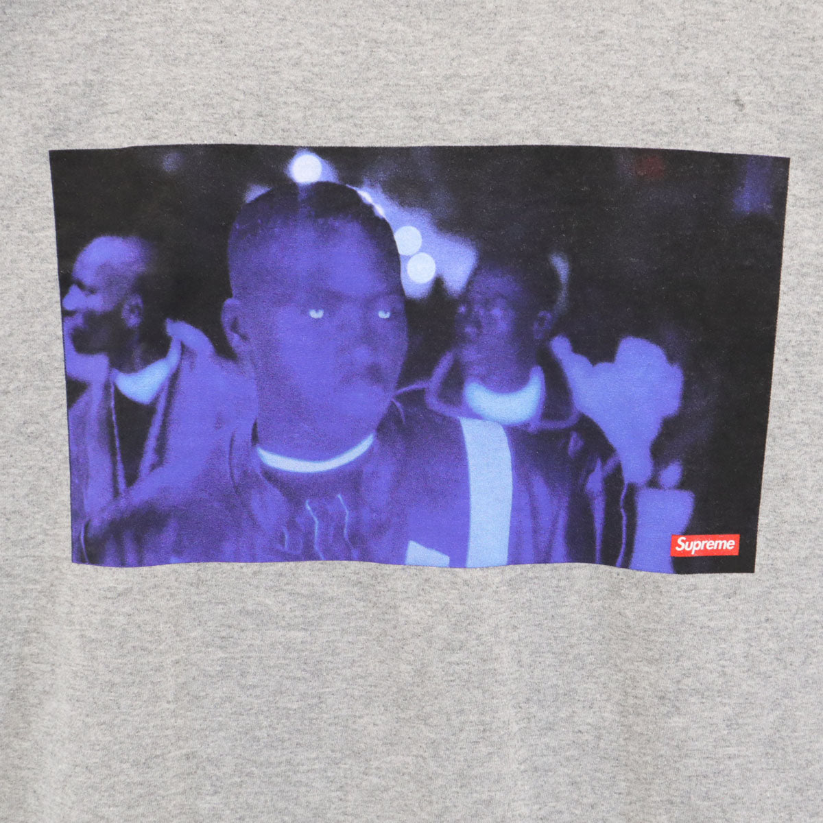 Supreme シュプリーム 21FW USA製 America Eats Its Young 半袖 Tシャツ M グレー メンズ