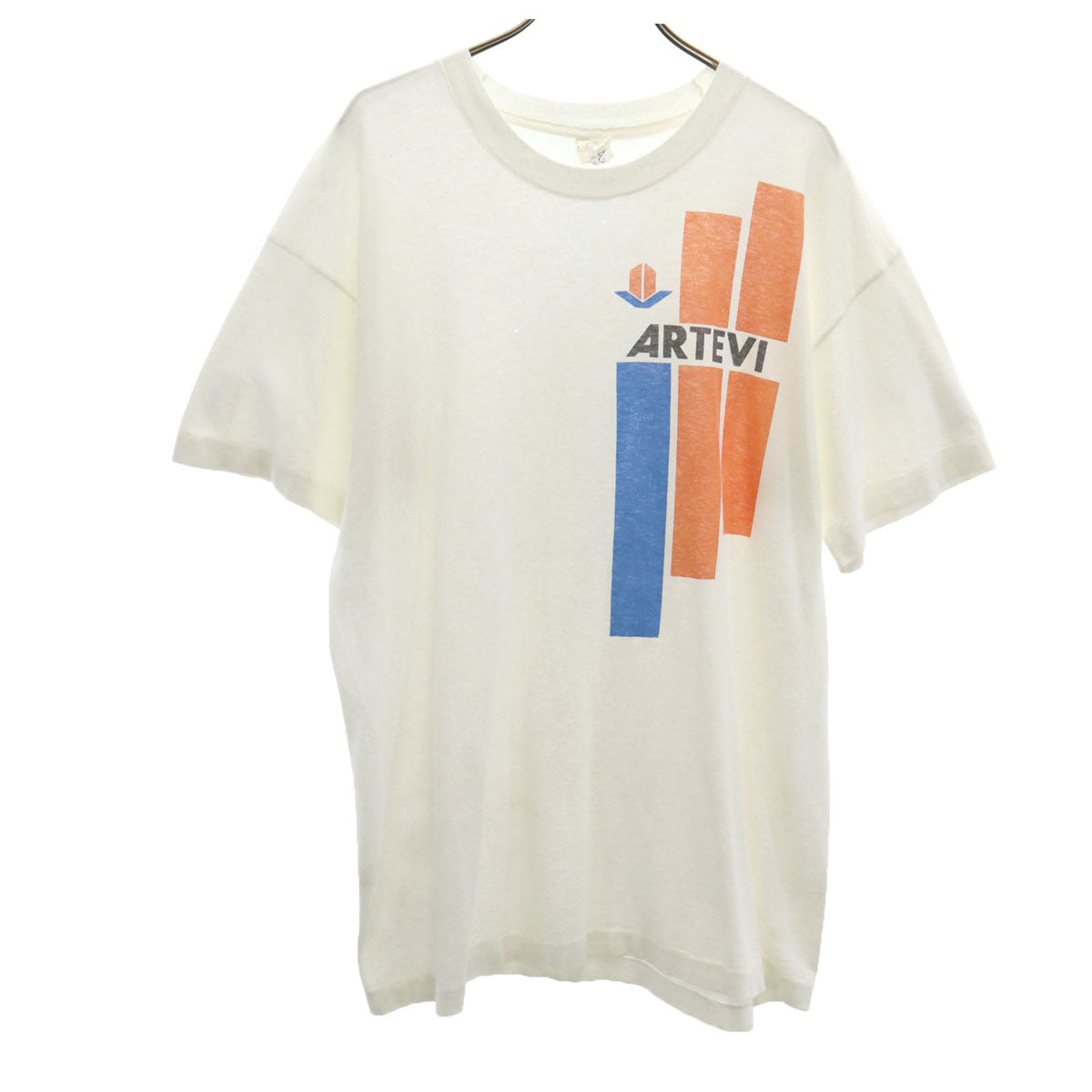 SCREEN STARS スクリーンスターズ 90s オールド ARTEVI 半袖 Tシャツ L ホワイト シングルステッチ メンズ