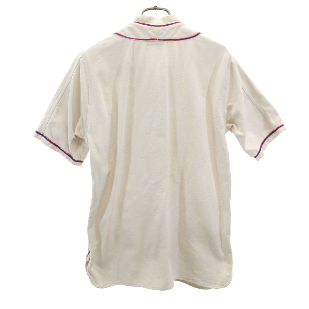 Bertrand’s 40s 50s ヴィンテージ 半袖 クリケット シャツ アイボリー メンズ
