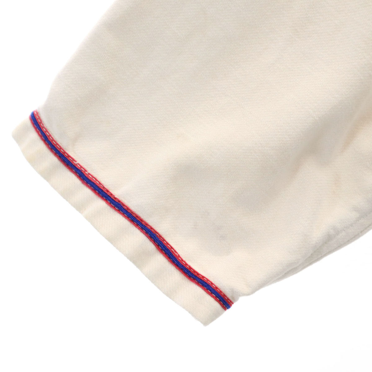 Bertrand’s 40s 50s ヴィンテージ 半袖 クリケット シャツ アイボリー メンズ