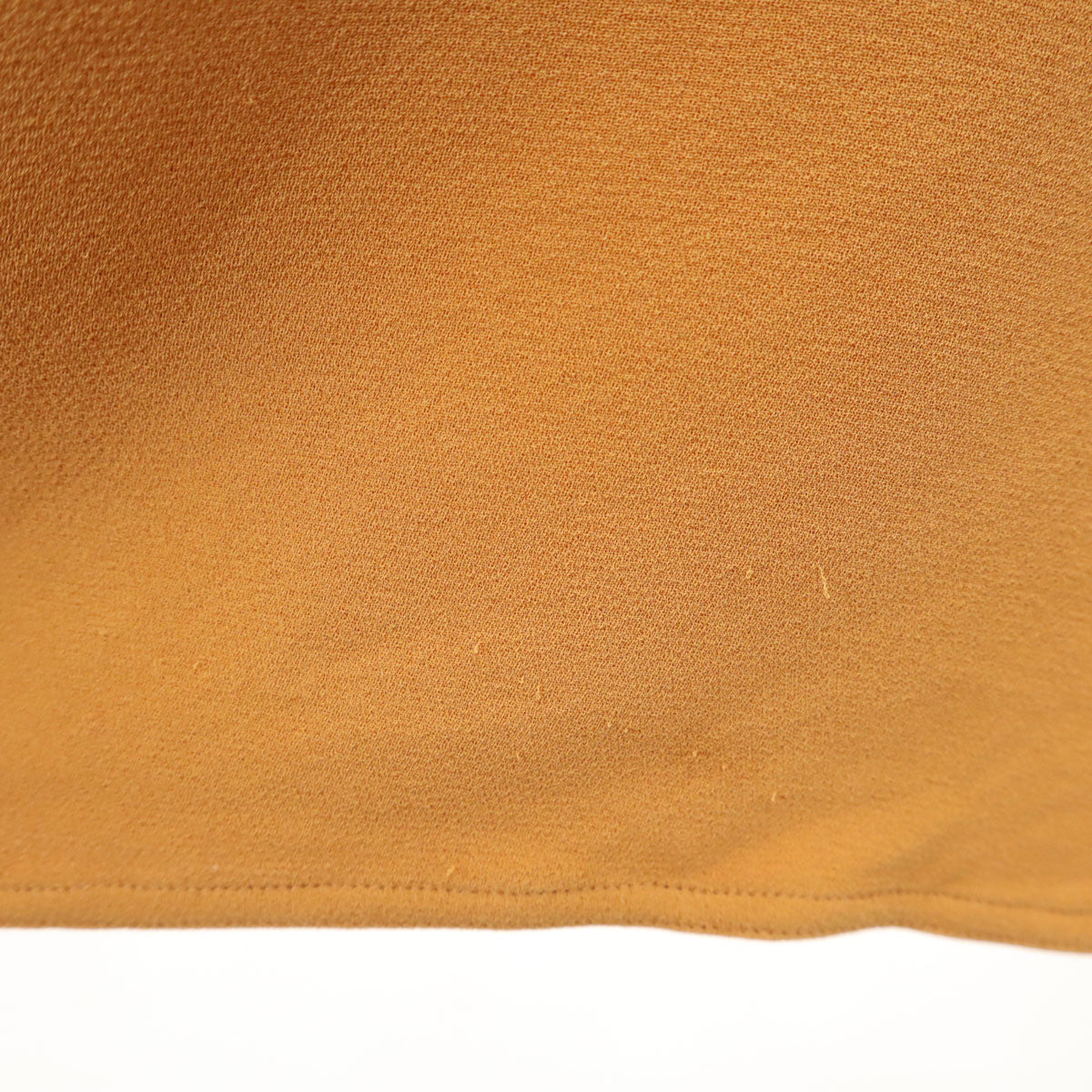 HERMES エルメス 90s フランス製 シルク オールド 半袖 シャツ 42 オレンジブラウン レディース