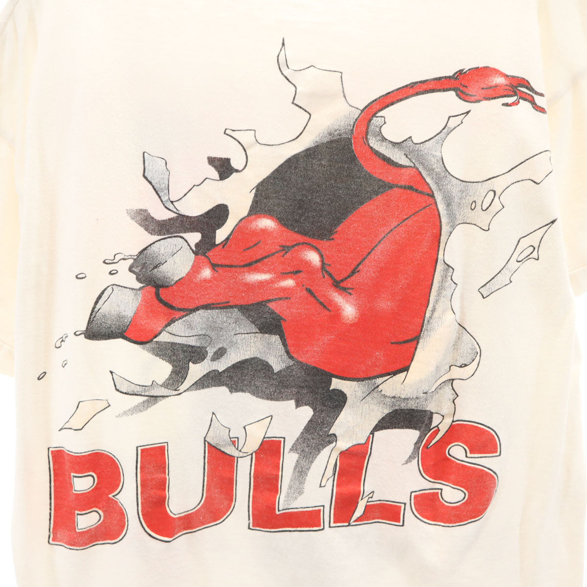 OLD オールド 90s NBA シカゴ・ブルズ 半袖 Tシャツ ホワイト Chicago Bulls シングルステッチ レディース