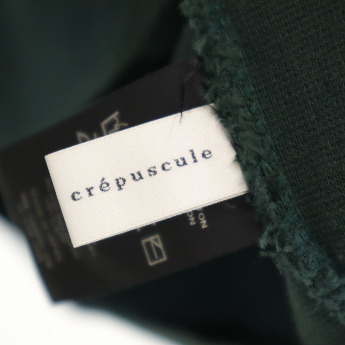 crepuscule クレプスキュール 日本製 5分袖 カットソー S グリーン系 メンズ