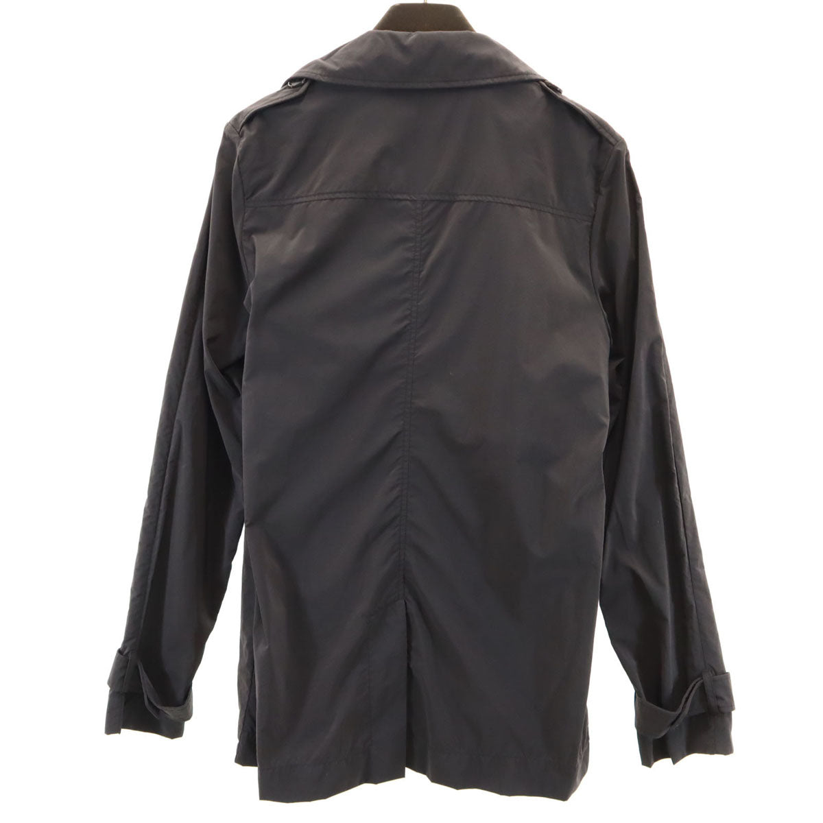 GUCCI グッチ イタリア製 トレンチ ジャケット XS チャコール 259360 ハンガー付き レディース