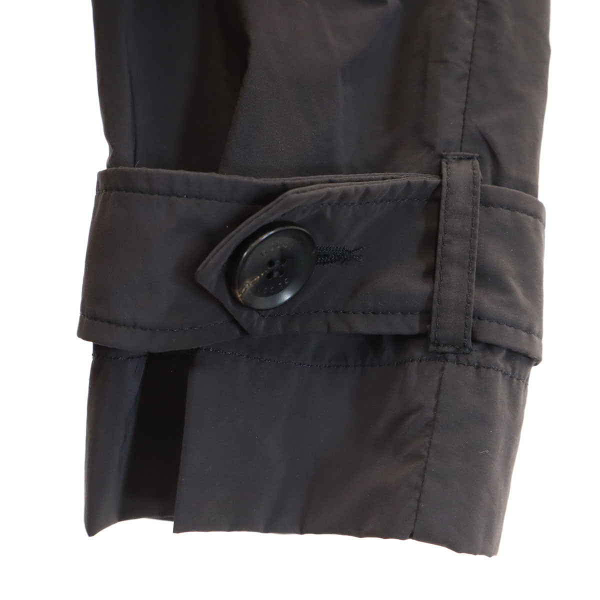GUCCI グッチ イタリア製 トレンチ ジャケット XS チャコール 259360 ハンガー付き レディース