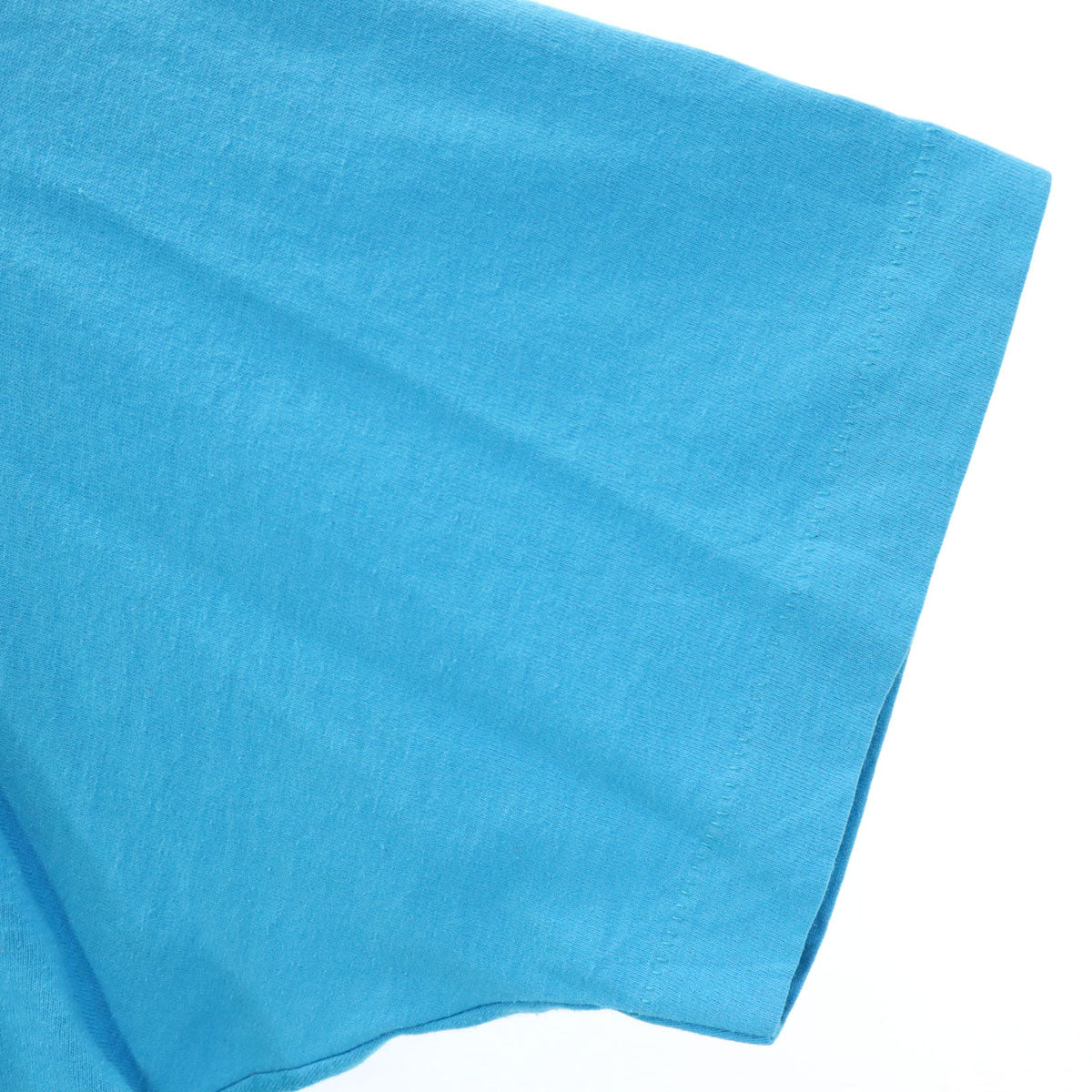 FRUIT OF THE LOOM BEST フルーツオブザルーム ベスト 90s USA製 オールド オレゴン・トレイル 150周年記念 半袖 Tシャツ XL 水色 シングルステッチ アニマル柄 牛 メンズ