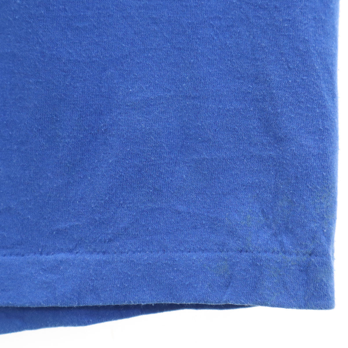 Hanes ヘインズ 90s オールド USA製 オートミール フェスティバル 半袖 Tシャツ L ブルー シングルステッチ メンズ